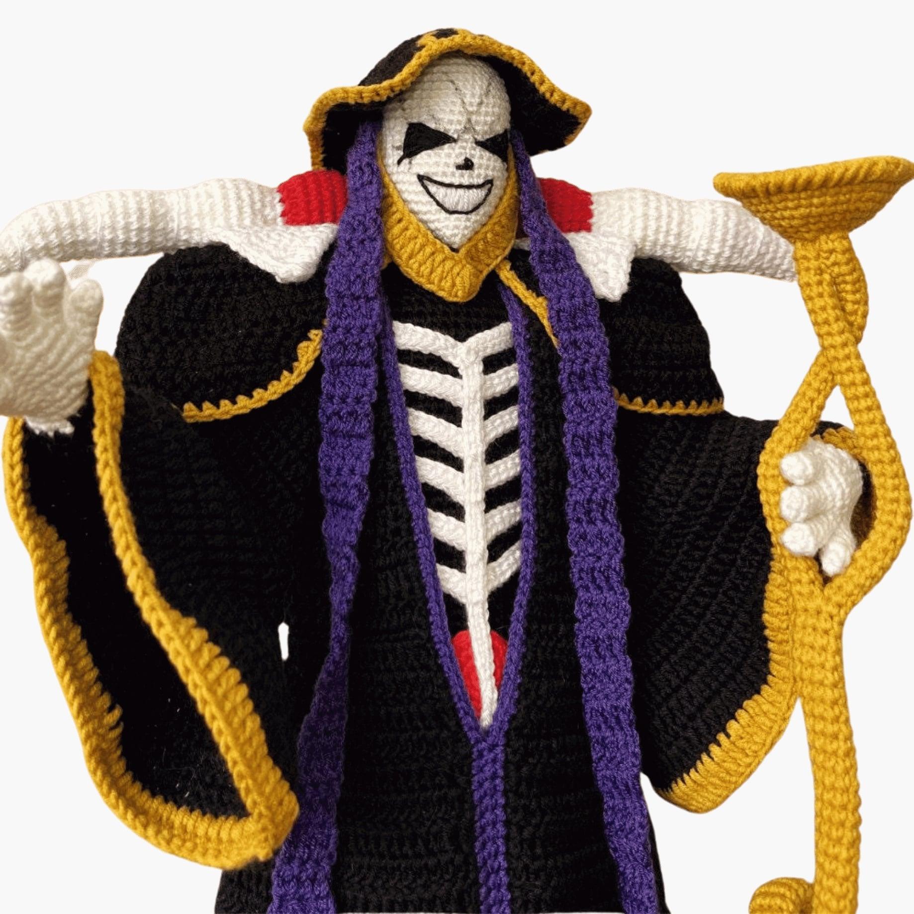 Ainz Ooal Gown Overlord Handcrafted Crochet Doll - Dollsey Gifts&Collectibles