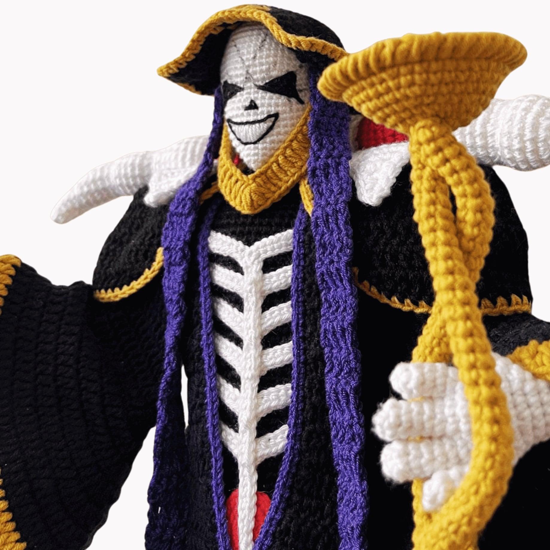 Ainz Ooal Gown Overlord Handcrafted Crochet Doll - Dollsey Gifts&Collectibles