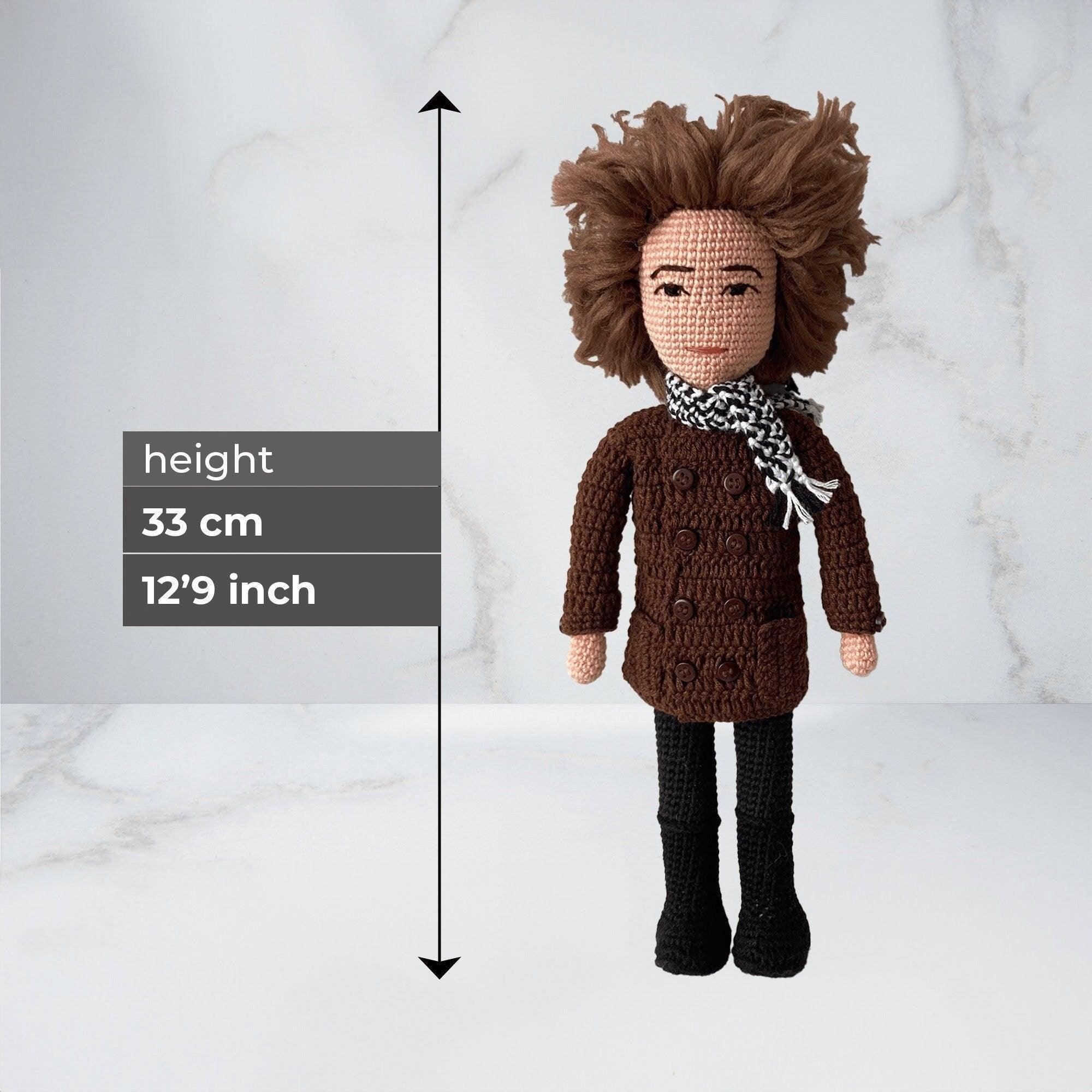 Bob Dylan Handcrafted Crochet Collectible Doll - Dollsey Gifts&Collectibles