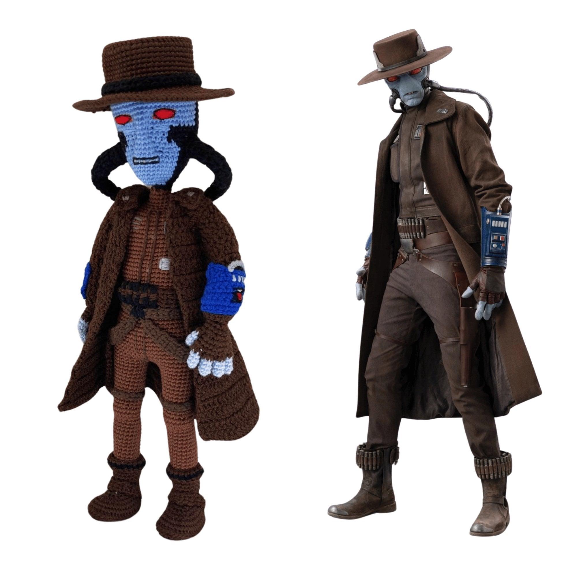 Cad Bane Handcrafted Crochet Collectible Doll - Dollsey Gifts&Collectibles