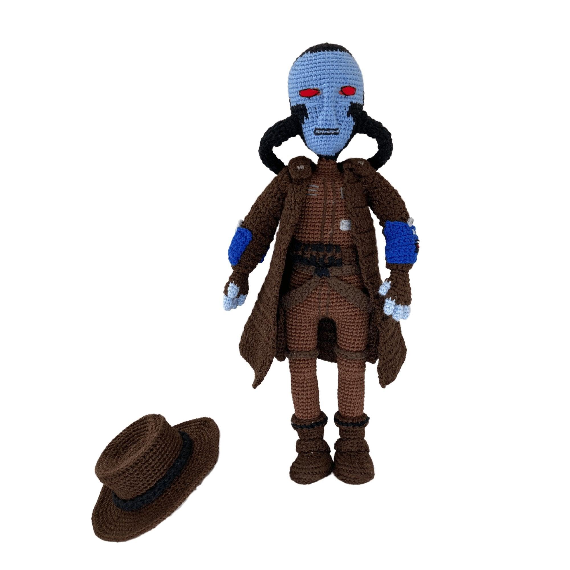 Cad Bane Handcrafted Crochet Collectible Doll - Dollsey Gifts&Collectibles