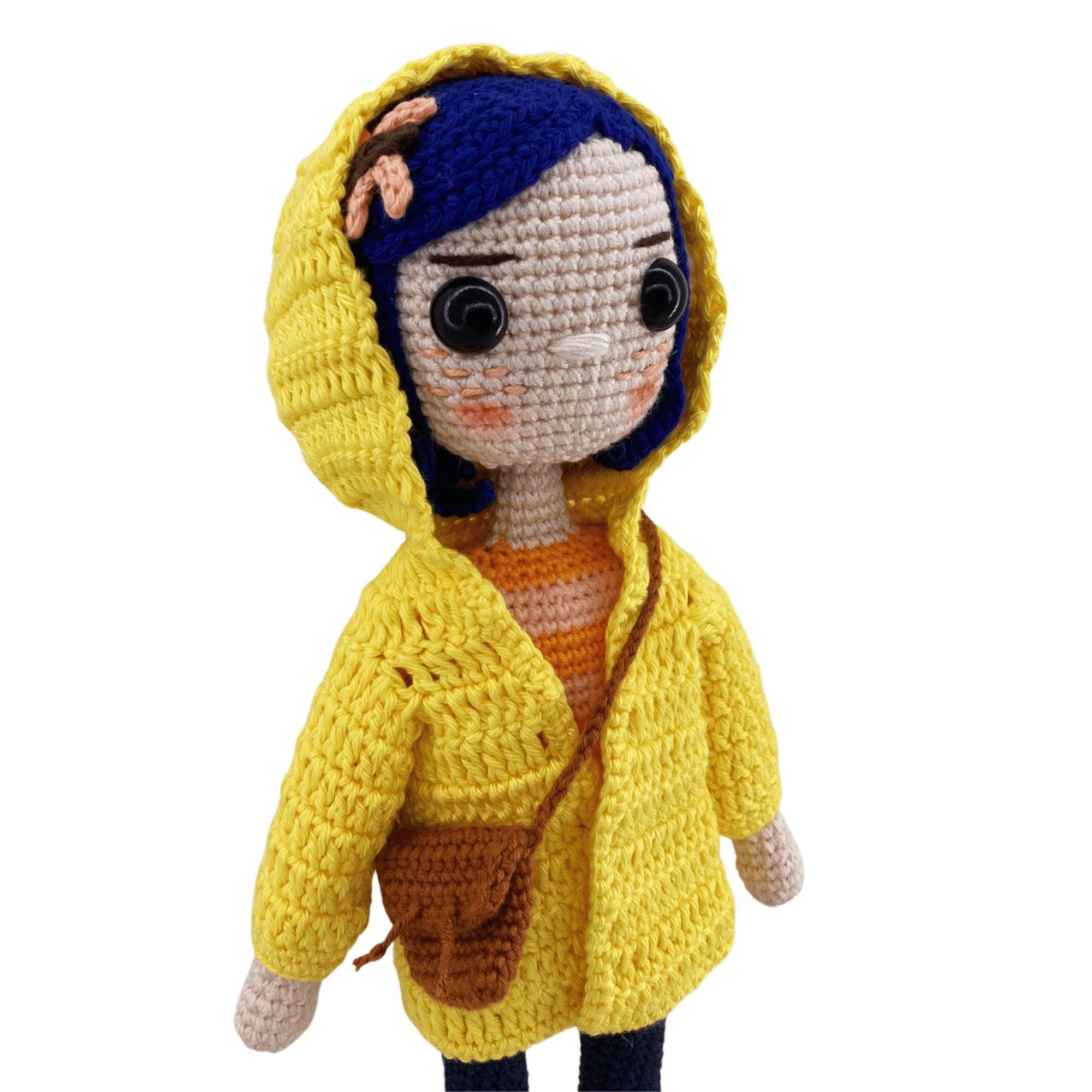 Coraline Handmade Amigurumi Crochet Doll - Dollsey Gifts&Collectibles