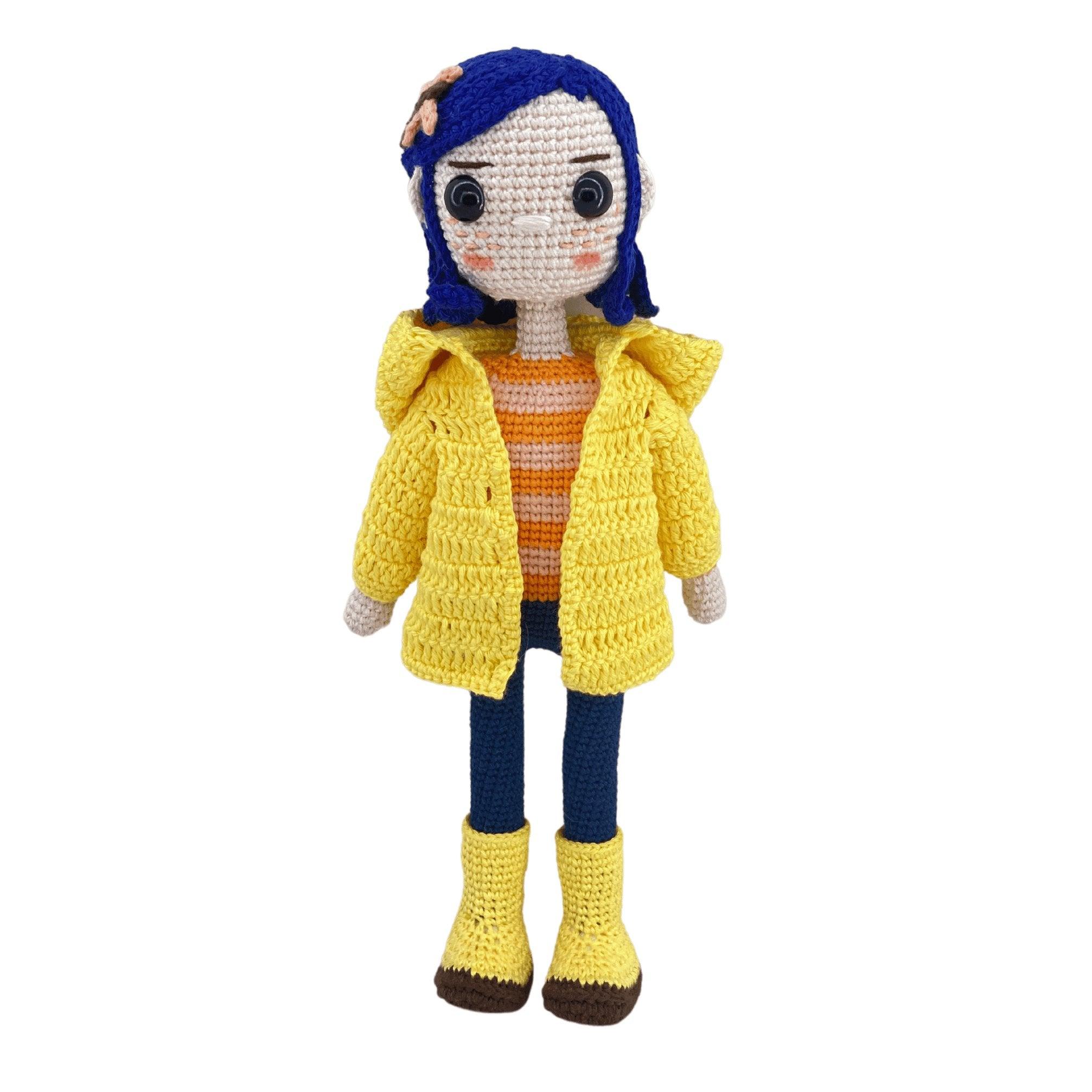 Coraline Handmade Amigurumi Crochet Doll - Dollsey Gifts&Collectibles