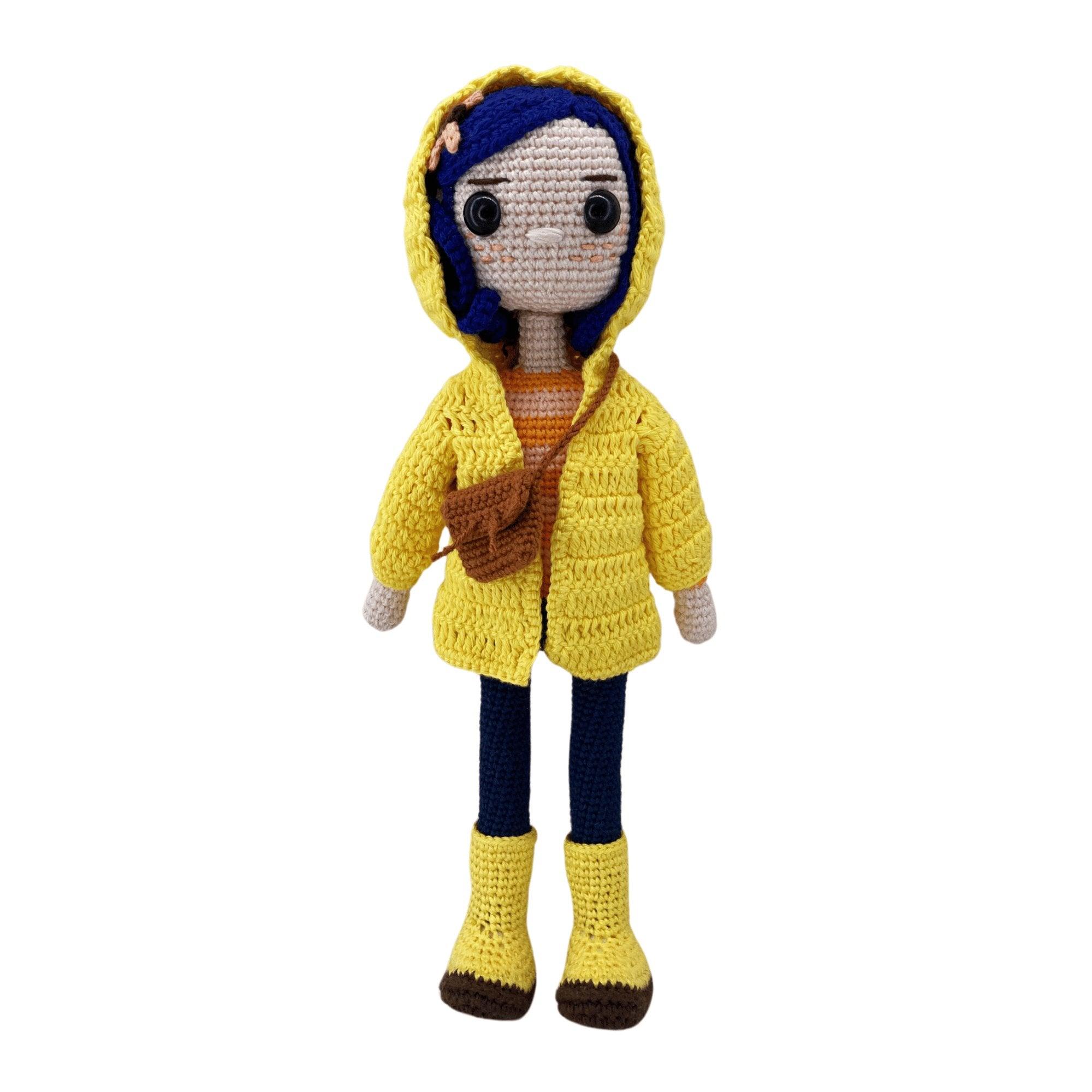 Coraline Handmade Amigurumi Crochet Doll - Dollsey Gifts&Collectibles