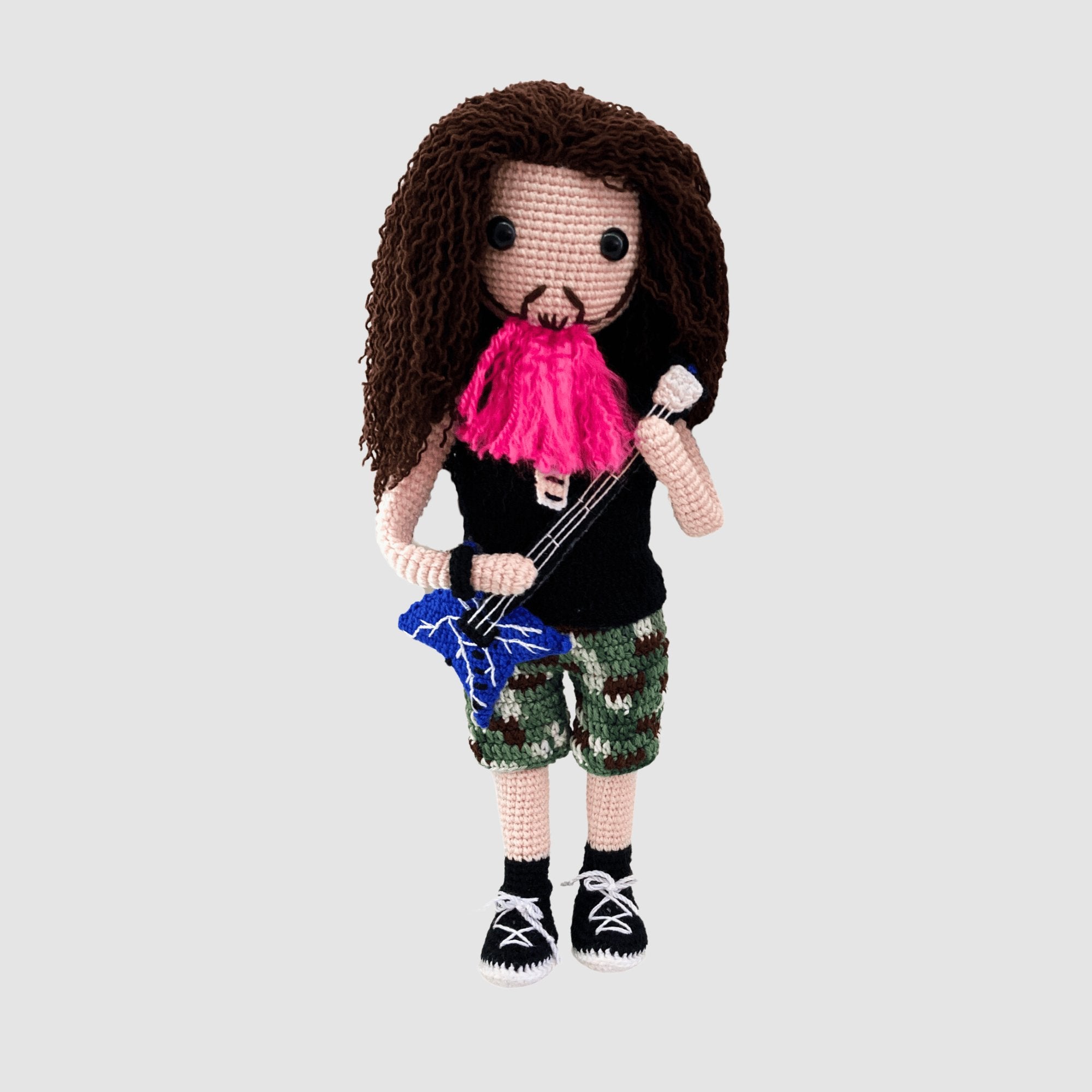 Dimebag Darrell Tribute Crochet Doll - Dollsey Gifts&Collectibles