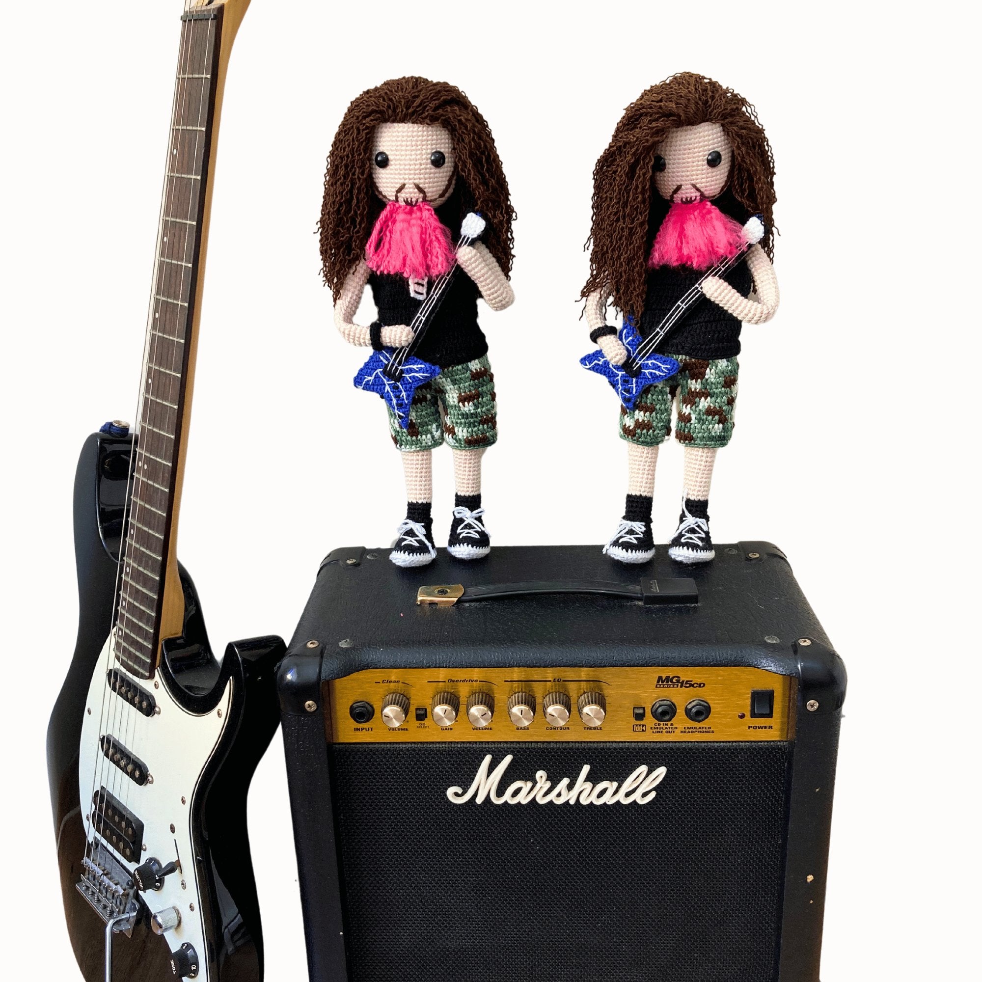 Dimebag Darrell Tribute Crochet Doll - Dollsey Gifts&Collectibles