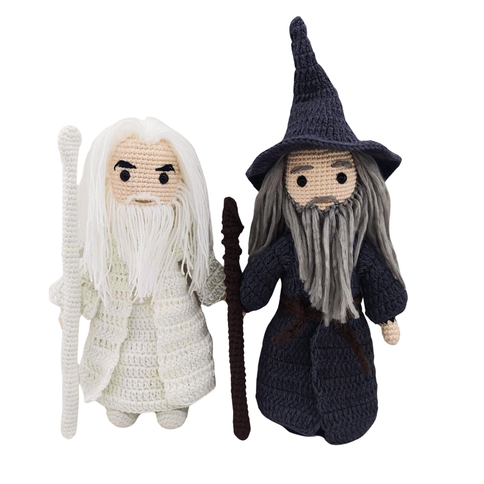 Gandalf - LOTR Handmade Crochet Doll Action Figure Amigurumi - Dollsey Gifts&Collectibles