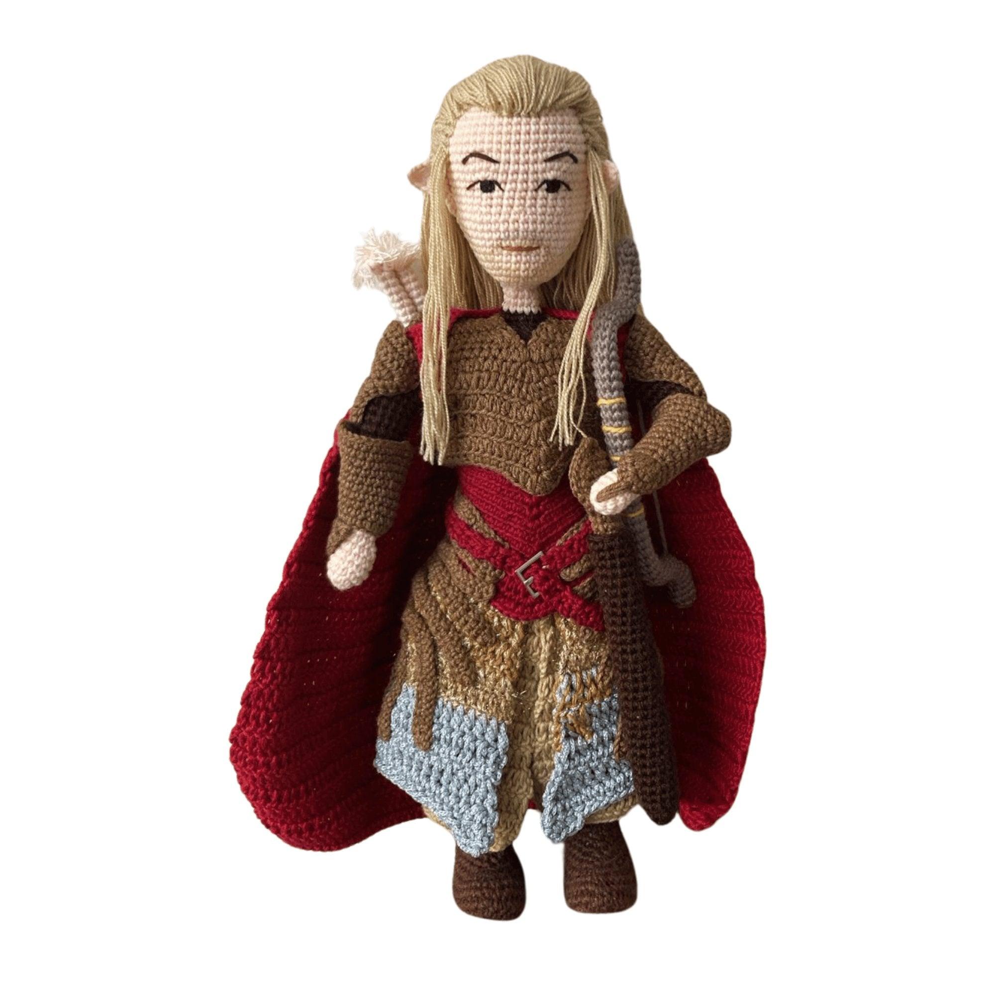 Haldir of Lothlórien - Custom Crafted LOTR Figure - Lord Of The Rings Customizable Haldir Amigurumi Doll - Dollsey Gifts&Collectibles