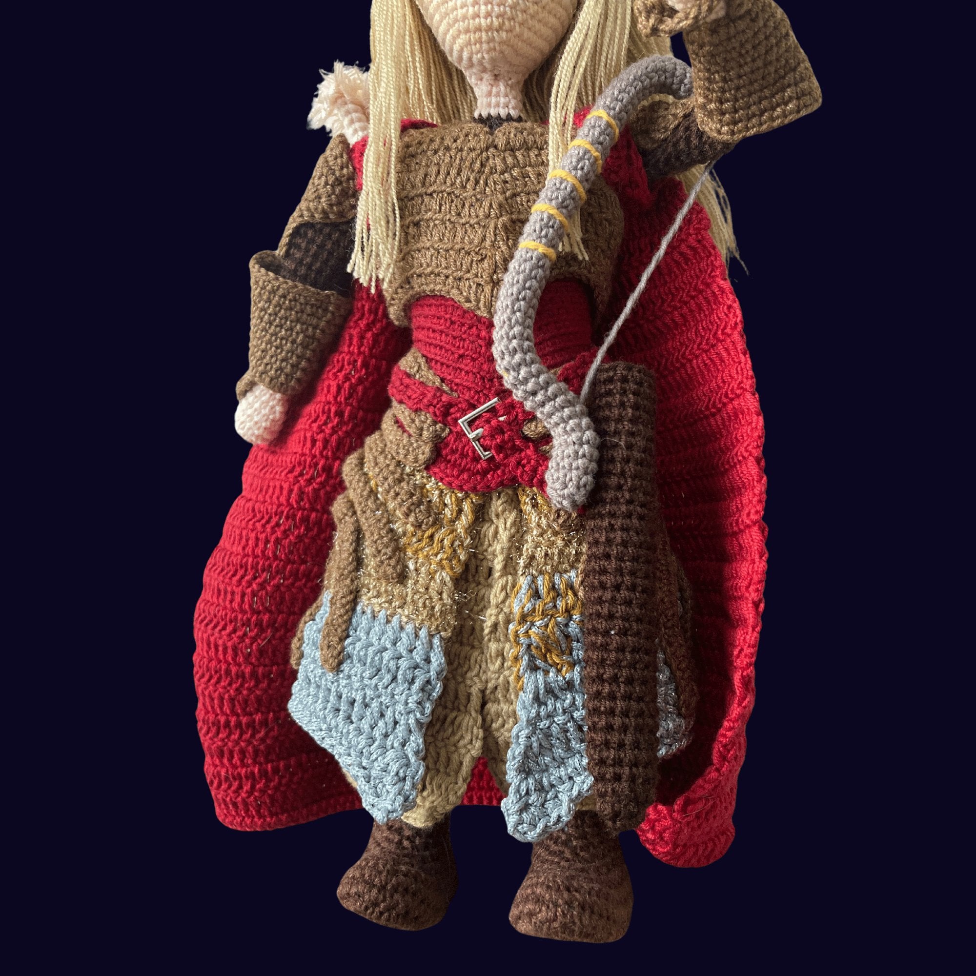 Haldir of Lothlórien - Custom Crafted LOTR Figure - Lord Of The Rings Customizable Haldir Amigurumi Doll - Dollsey Gifts&Collectibles