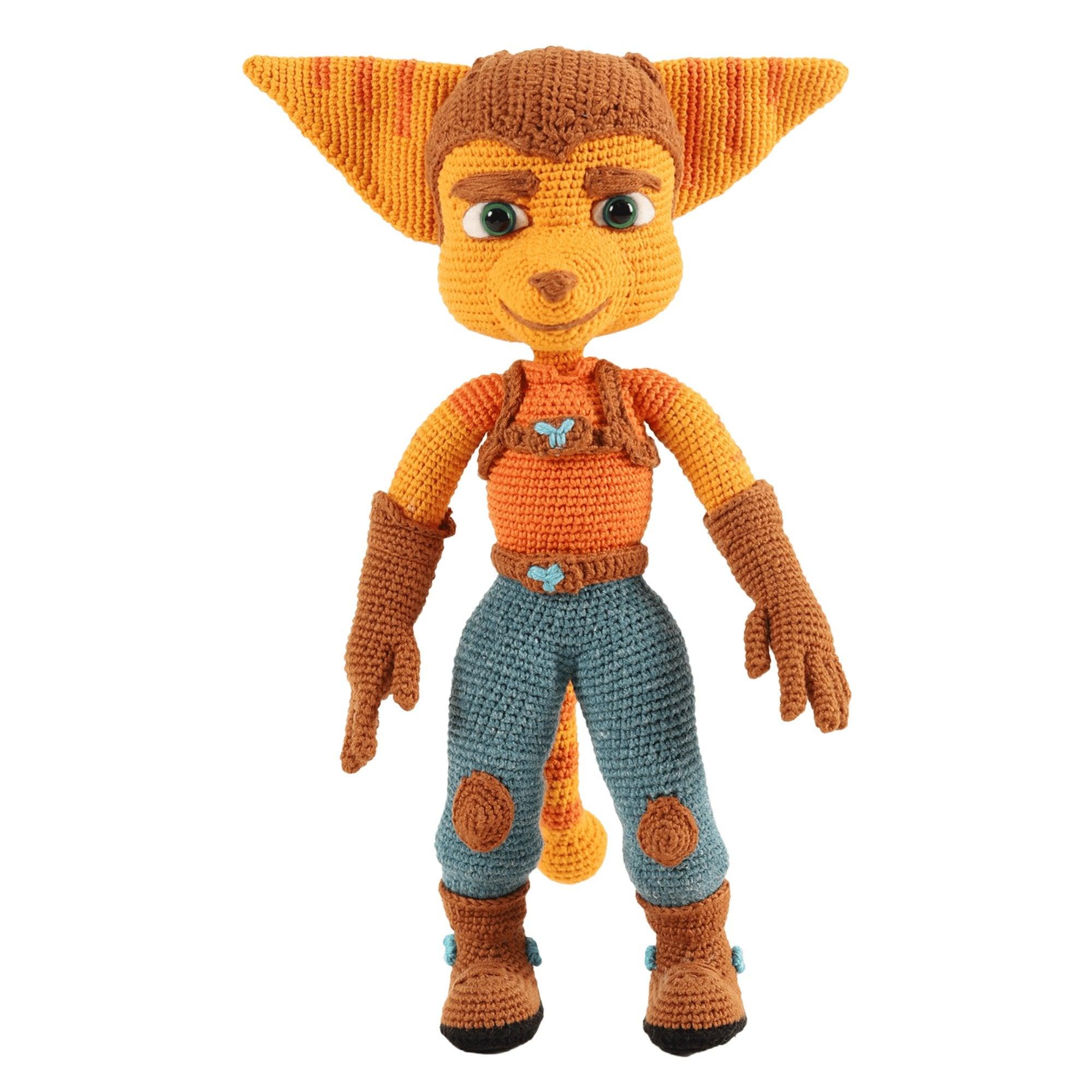 Ratchet and Clank – Rift Apart 47 Handmade Crochet Collectible Doll - Dollsey Gifts&Collectibles