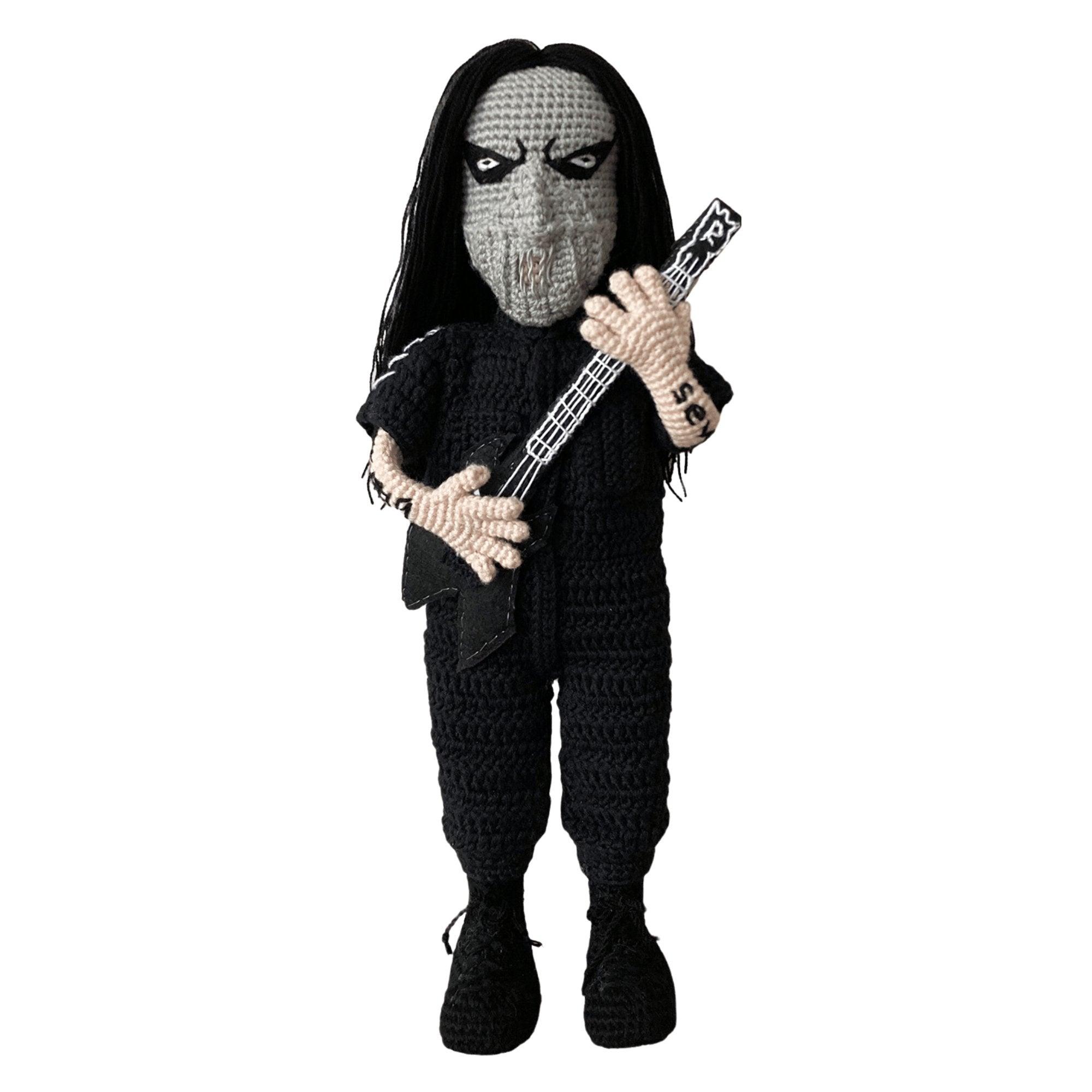 Slipknot Mick Thompson Inspired Handcrafted Crochet Collectible Doll - Dollsey Gifts&Collectibles