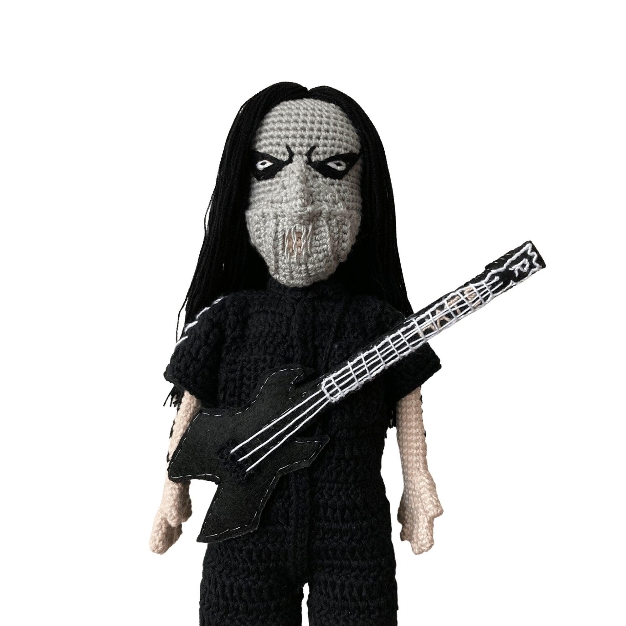 Slipknot Mick Thompson Inspired Handcrafted Crochet Collectible Doll - Dollsey Gifts&Collectibles