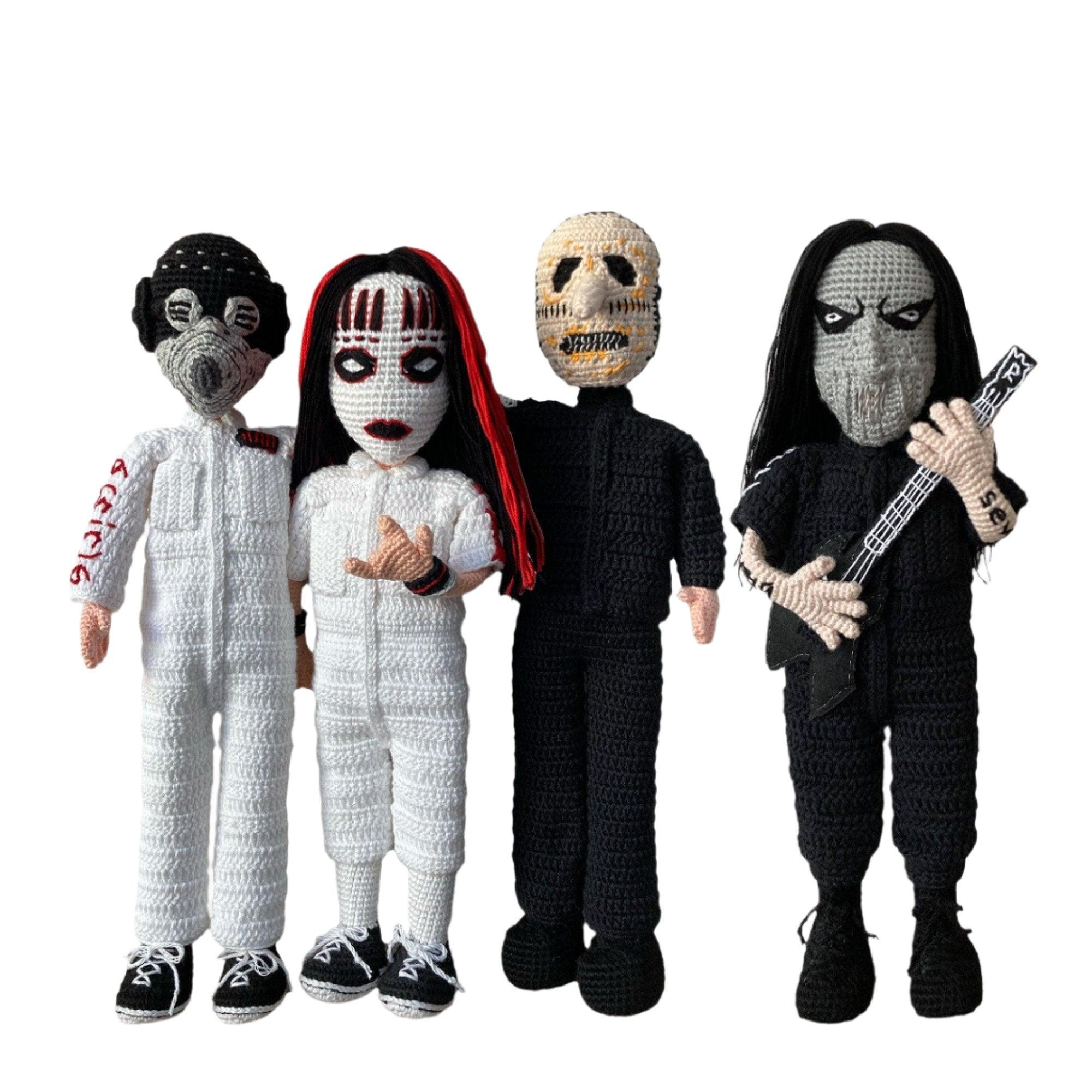 Slipknot Mick Thompson Inspired Handcrafted Crochet Collectible Doll - Dollsey Gifts&Collectibles