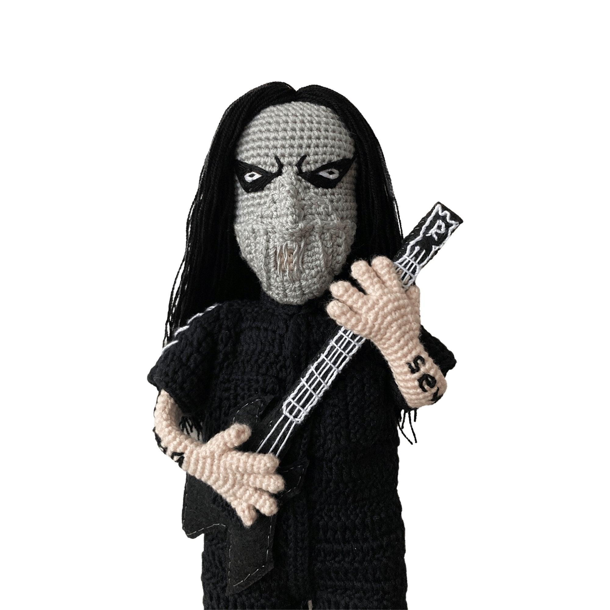 Slipknot Mick Thompson Inspired Handcrafted Crochet Collectible Doll - Dollsey Gifts&Collectibles