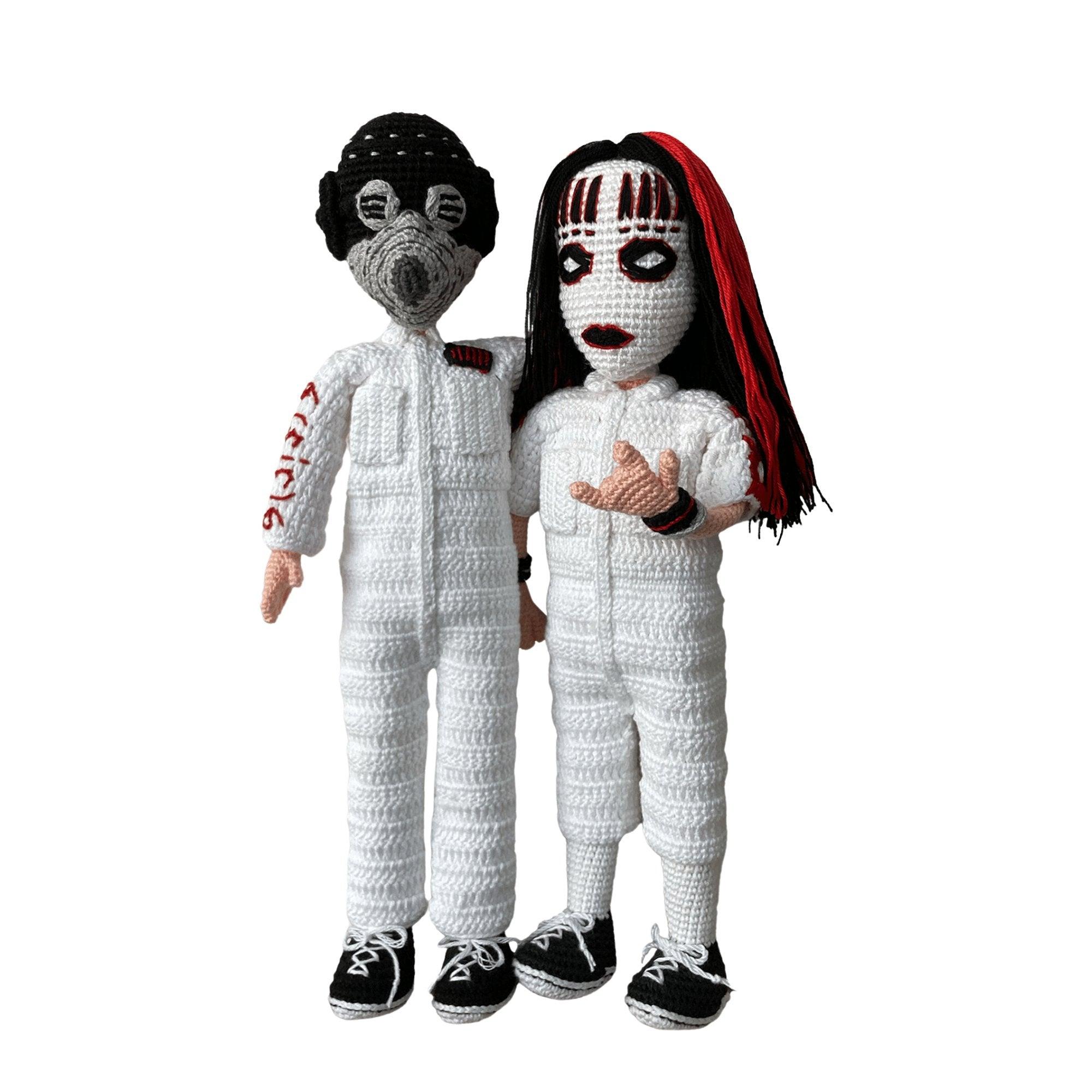 Slipknot Sid Wilson Handcrafted Crochet Collectible Doll - Dollsey Gifts&Collectibles