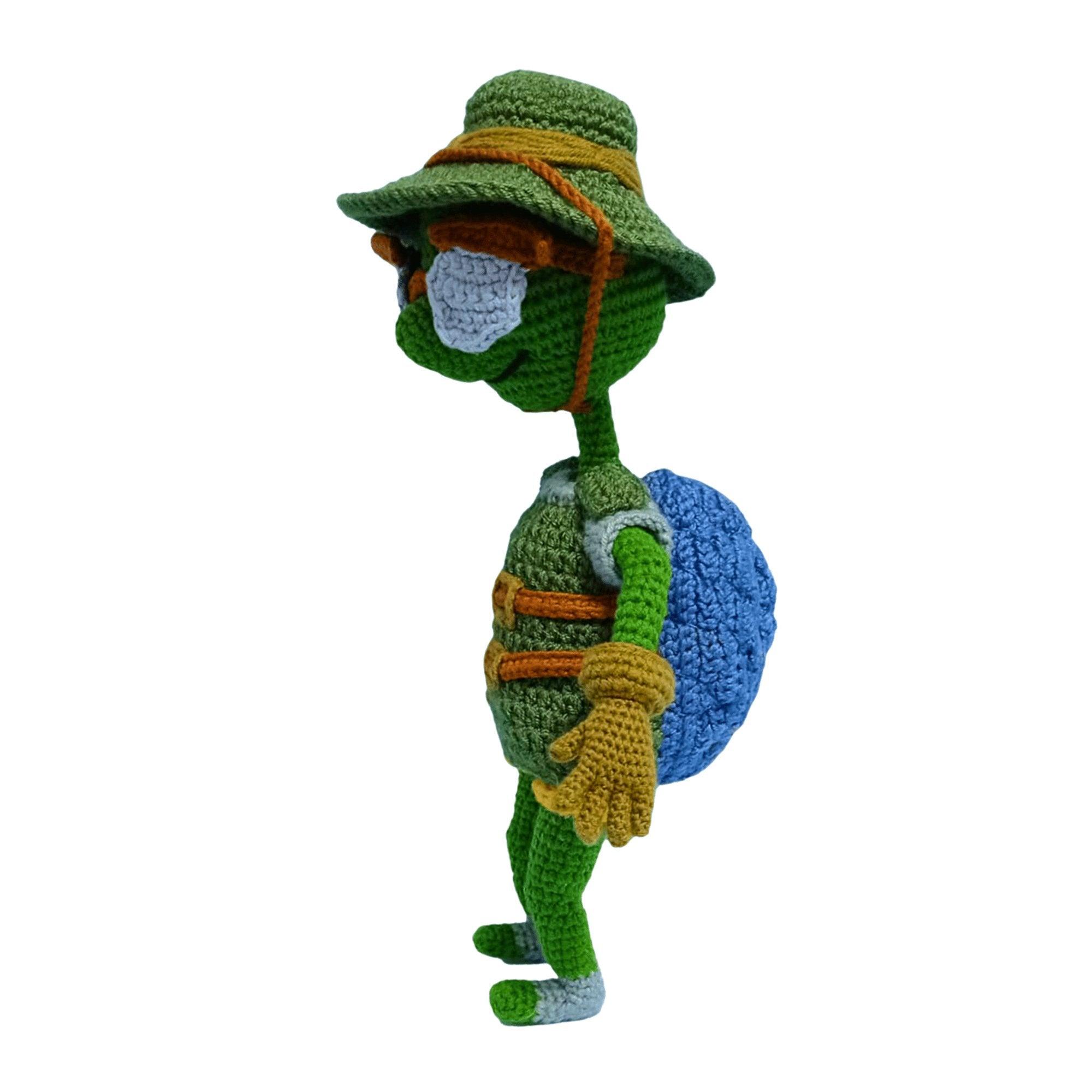 Sly Cooper Thieves In Time Crochet Action Figure Amigurumi Doll - Dollsey Gifts&Collectibles